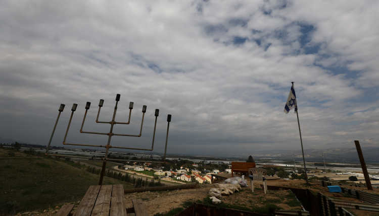 Blick auf das Westjordanland.