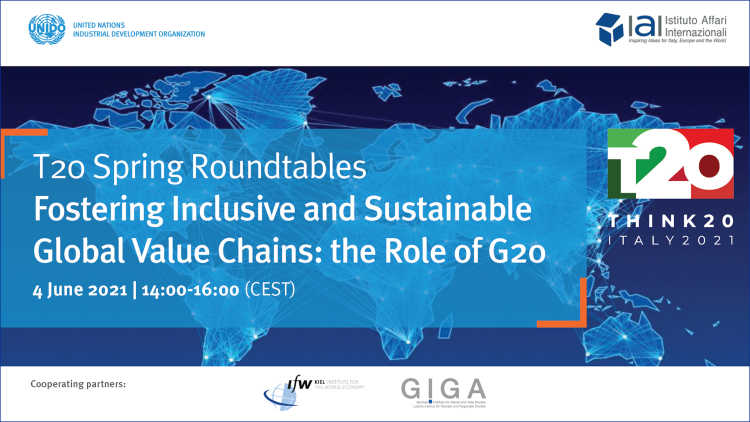 Event banner of the event Fostering Inclusive and Sustainable Global Value Chains: The Role of the G20