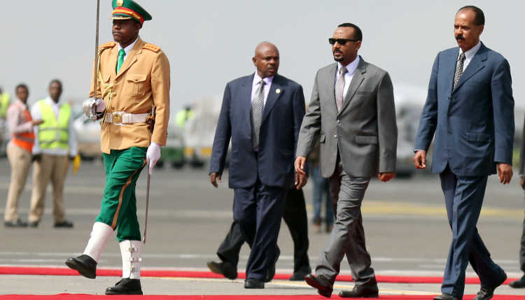 Eritreas Präsident zu Besuch in Äthiopien.