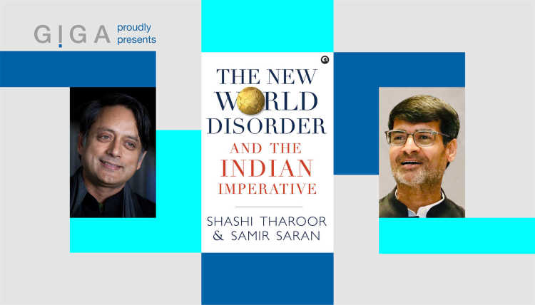 Bild des Buchumschlags und Dr. Shashi Tharoor und Dr. Samir Saran