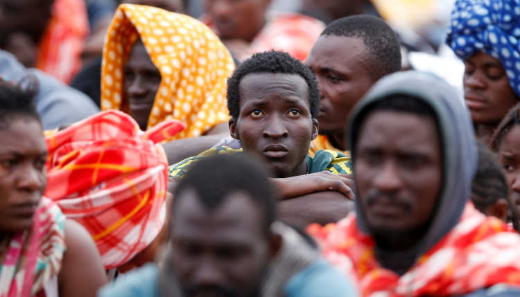 Migrants from Africa have arrived in the EU.