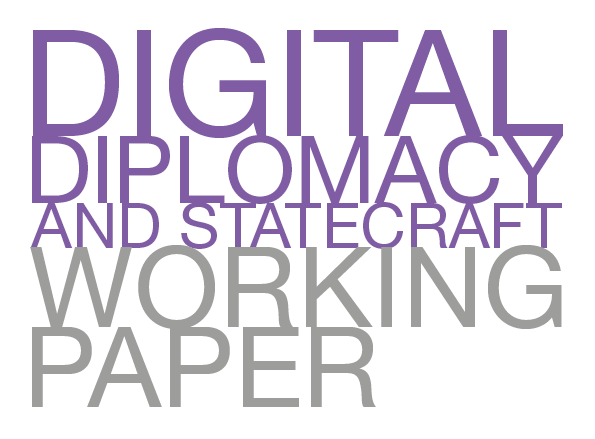 Logo des Digital Diplomacy and Statecraft Working Paper 