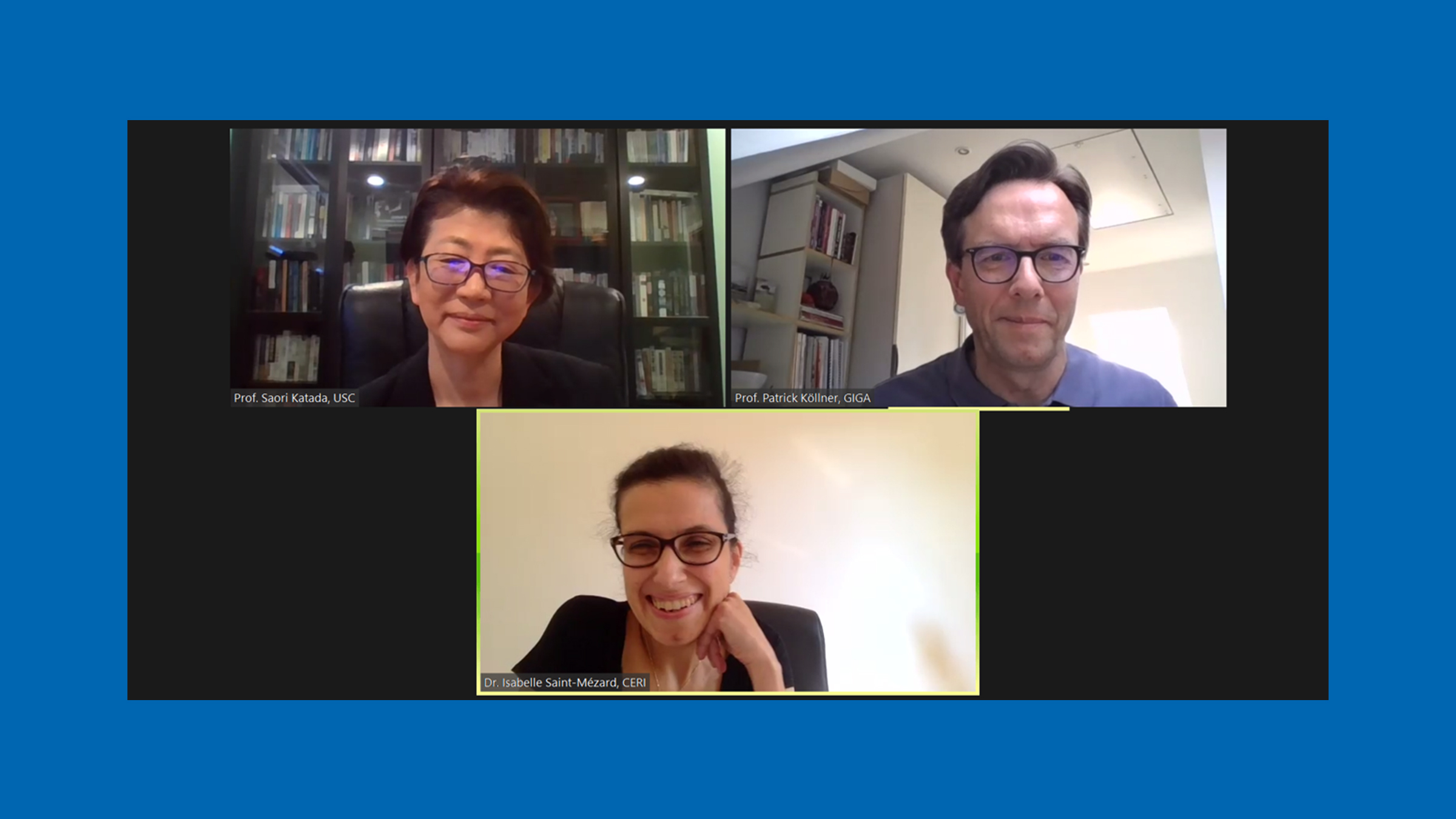 Screenshot "Franco-German Observatory of the Indo-Pacific - Session 3: Japan"