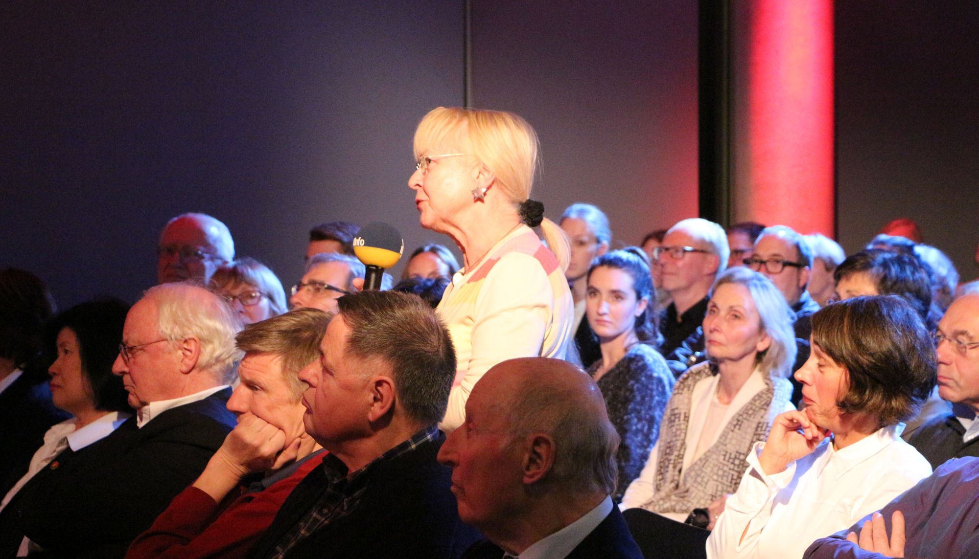 Question from the audience