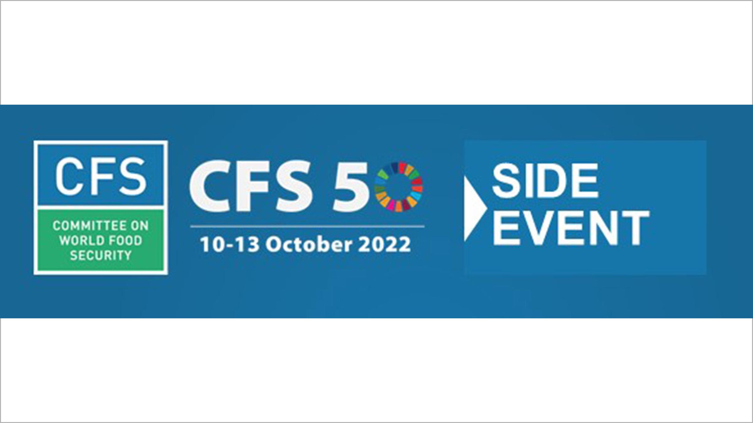 Picture of the side-event's announcement 