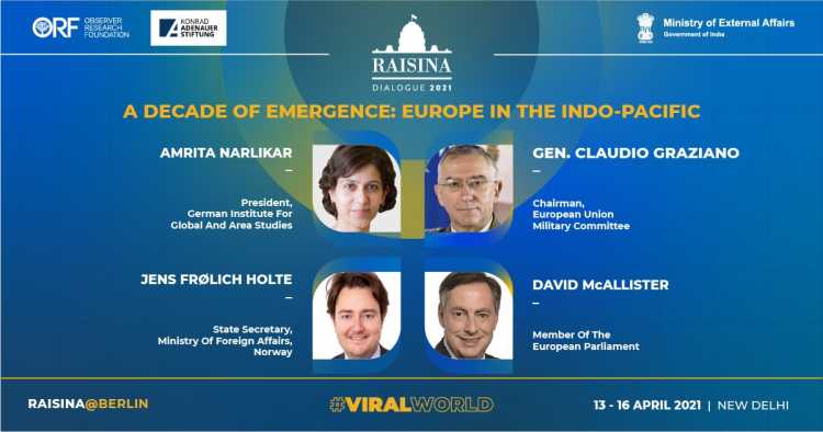 Werbeplakat der Veranstaltung "A Decade of Emergence: Europe in the Indo-Pacific"
