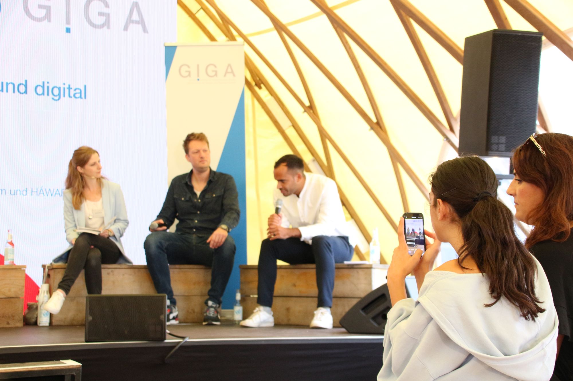 Panel discussion at the Festival on German Unity Day 2023 in Hamburg