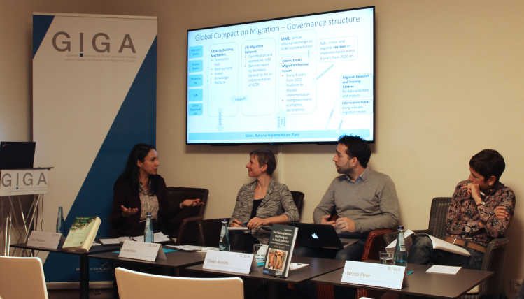 From left to right: Dr. Luicy Pedroza, Dr. Anne Koch, Dr. Diego Acosta, Prof. Dr. Nicola Piper