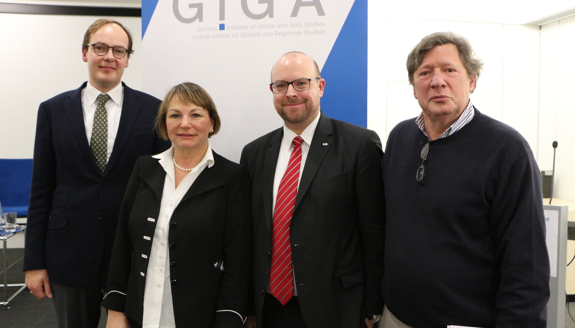From left: Dr. Johannes Plagemann, Dr. Margot Schüller, Björn Pistol, Johannes von Dohnanyi 