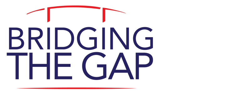 Logo of the knowledge exchange initiative "Bridging the Gap" 