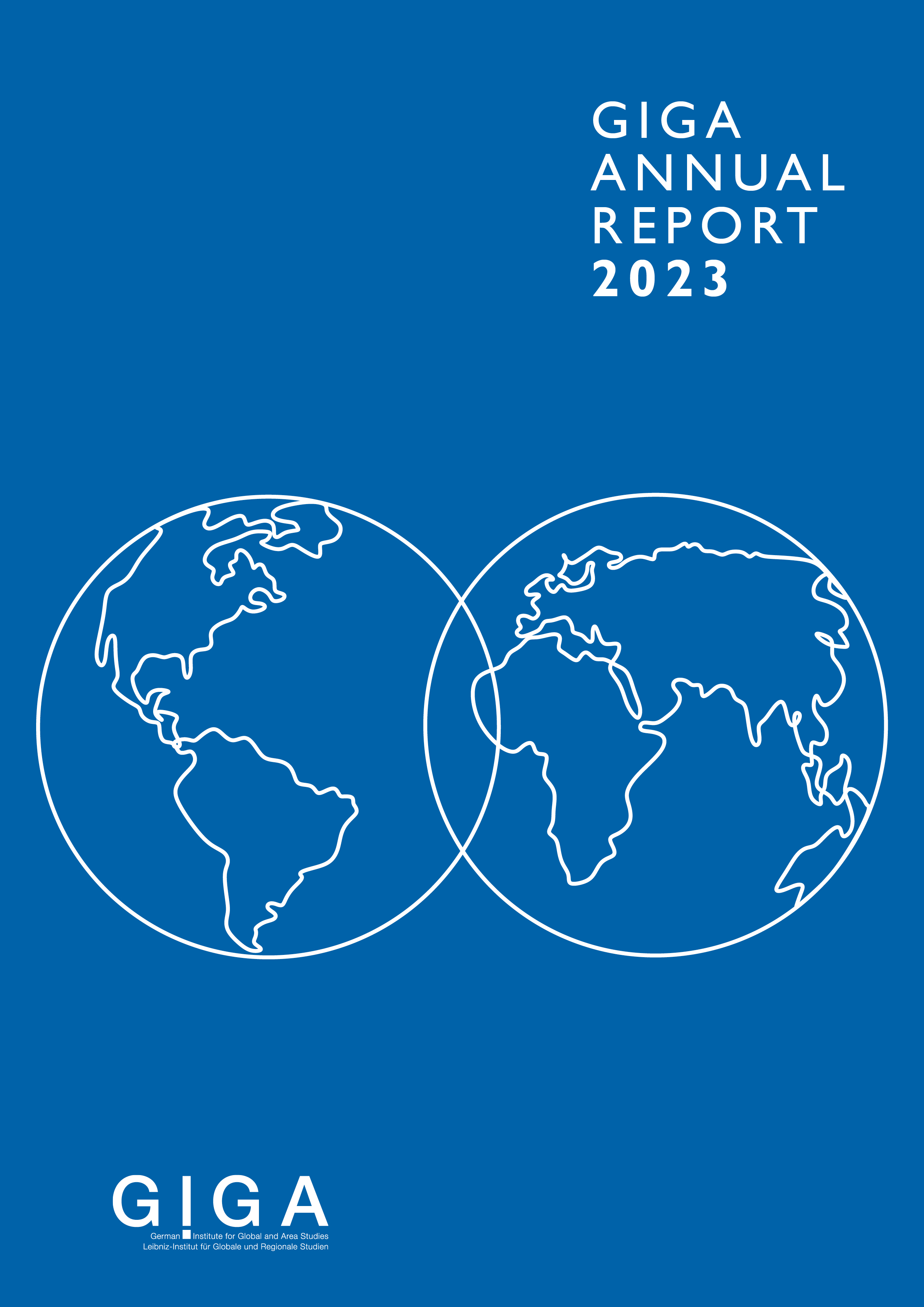 Cover of the GIGA Annual Report 2023
