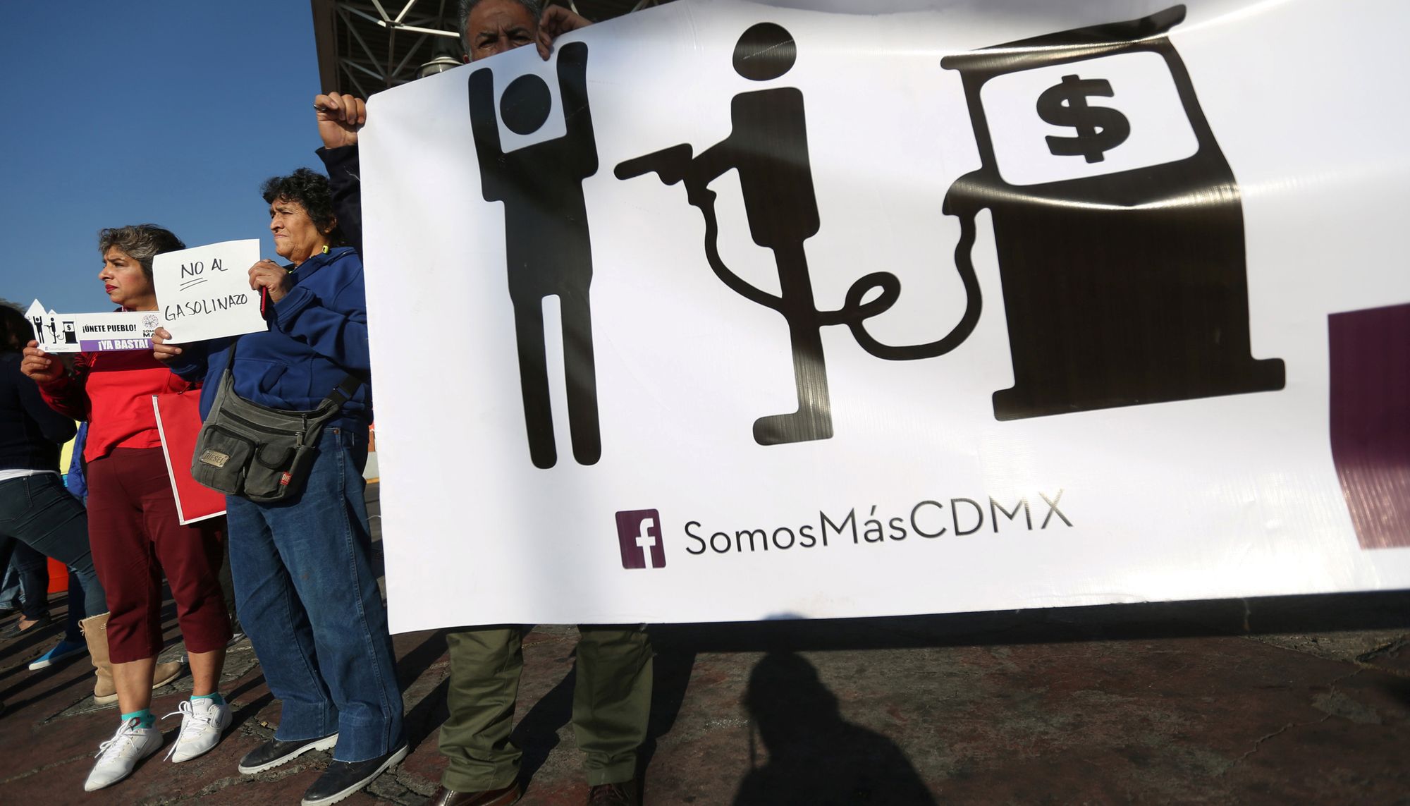 Demonstranten in Mexiko.