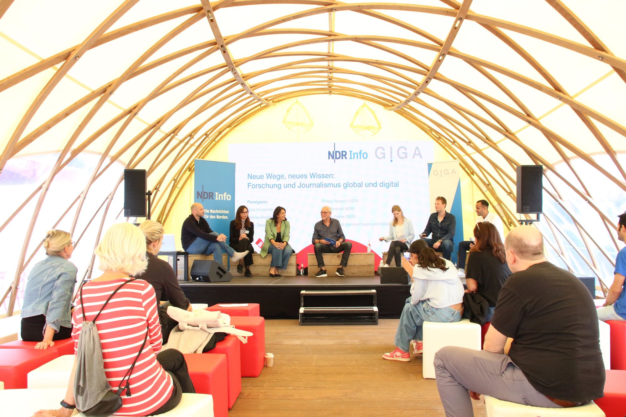 Panel discussion at the Festival on German Unity Day 2023 in Hamburg