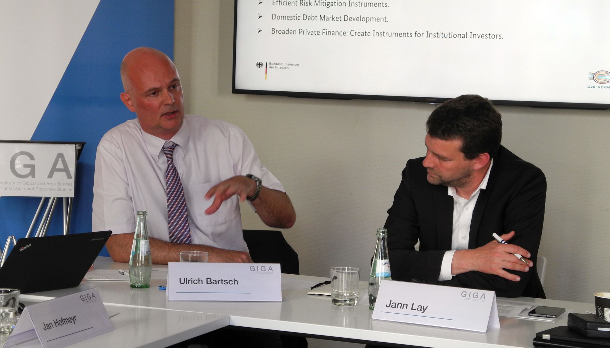 From left to right: Dr. Ulrich Bartsch, Apl. Prof. Dr. Jann Lay