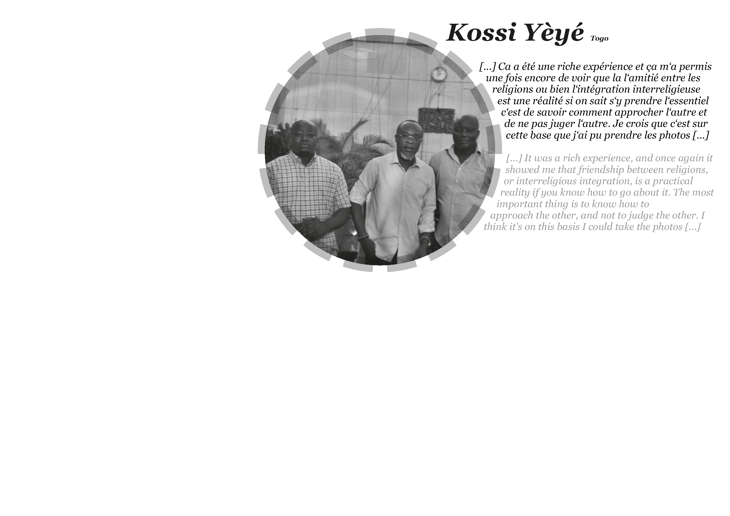 Picture of religion and peace by Kossi Yeye in Togo