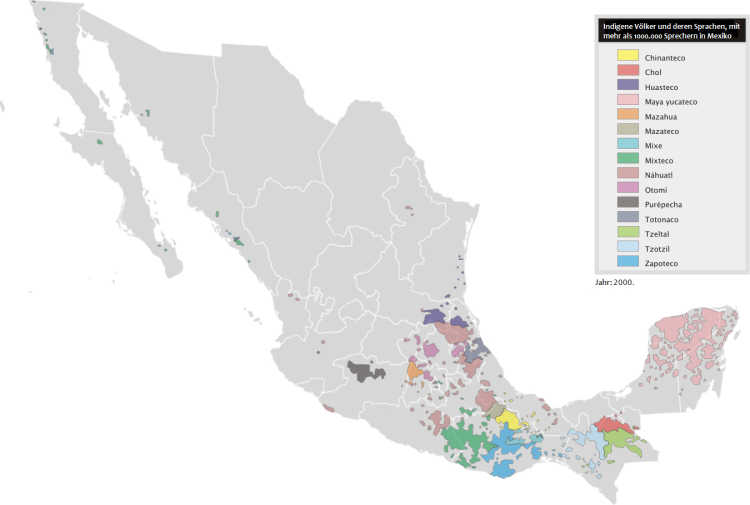 Grafik über Indigene Völker in Mexiko