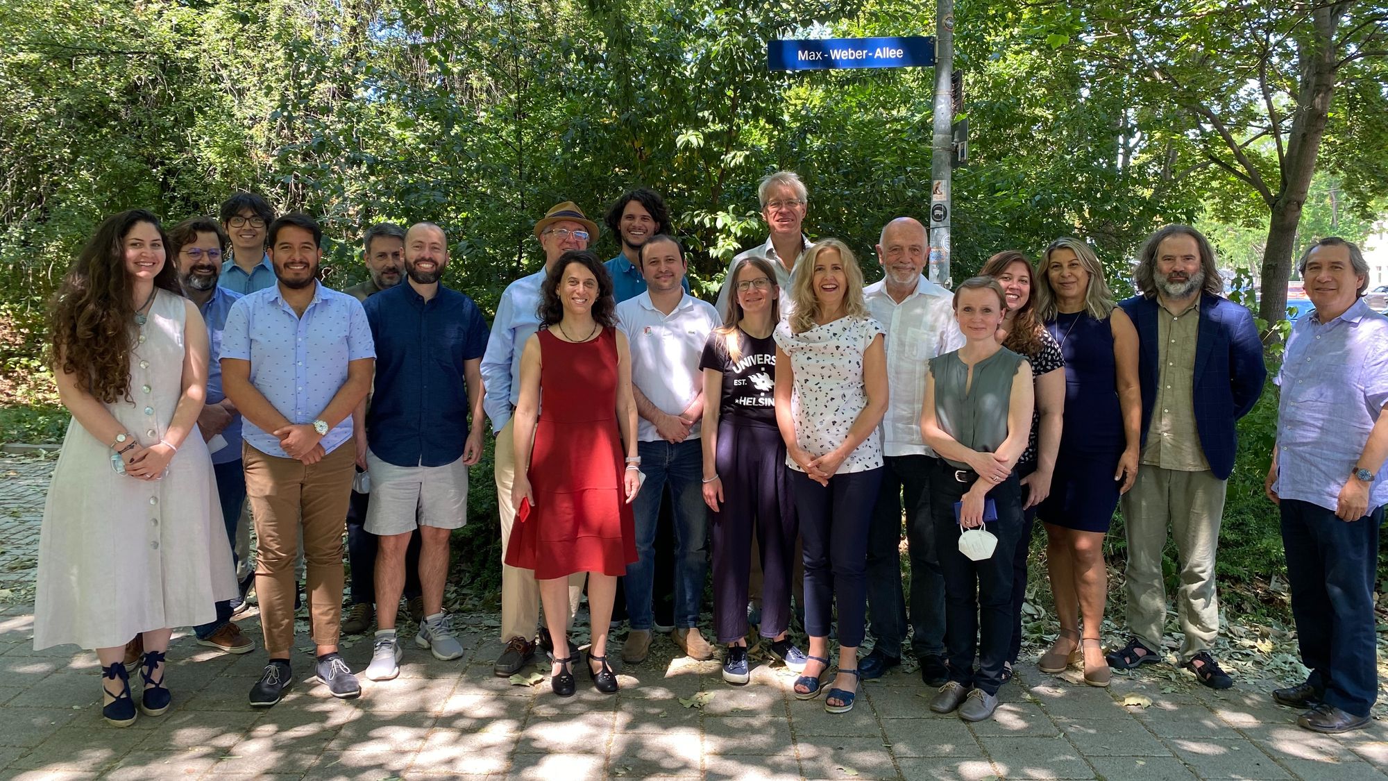 Gruppenfoto von den Teilnehmenden des Workshops "Democratic Institutions in Latin America" in Erfurt