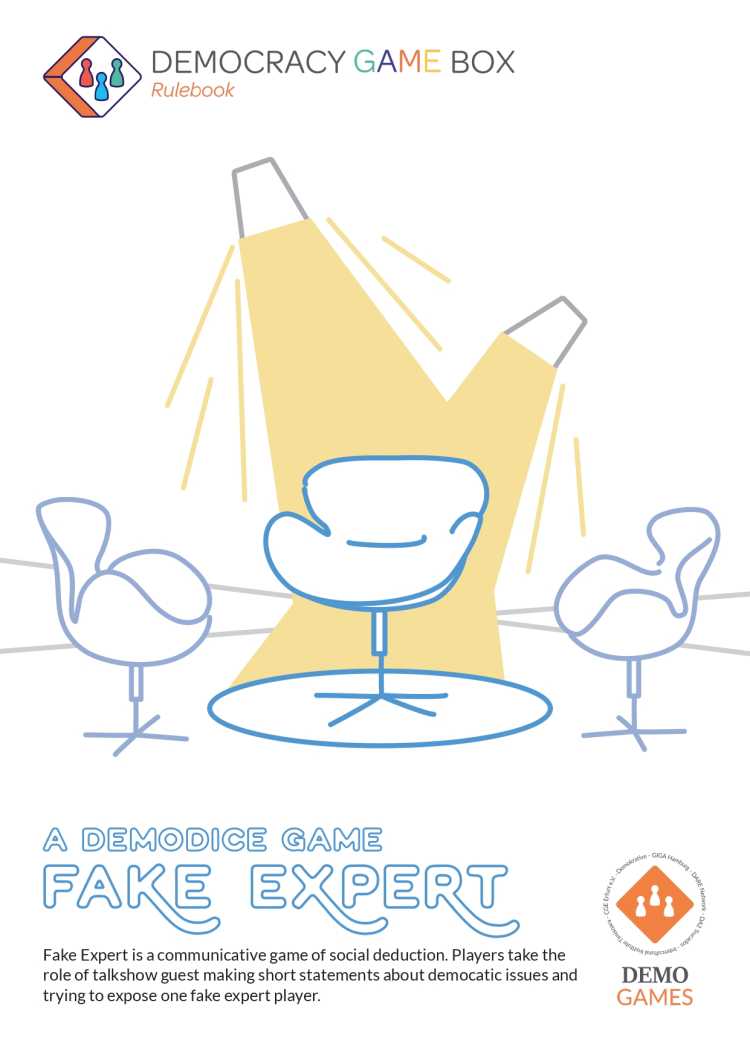 Image of the game "Fake Expert – A Demodice Game"