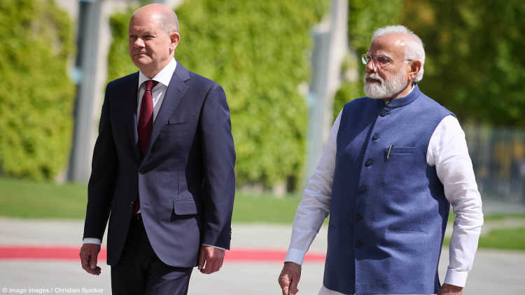 Indien zwischen den Stühlen: Premier Modi in Deutschland