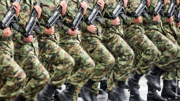  Soldiers marching