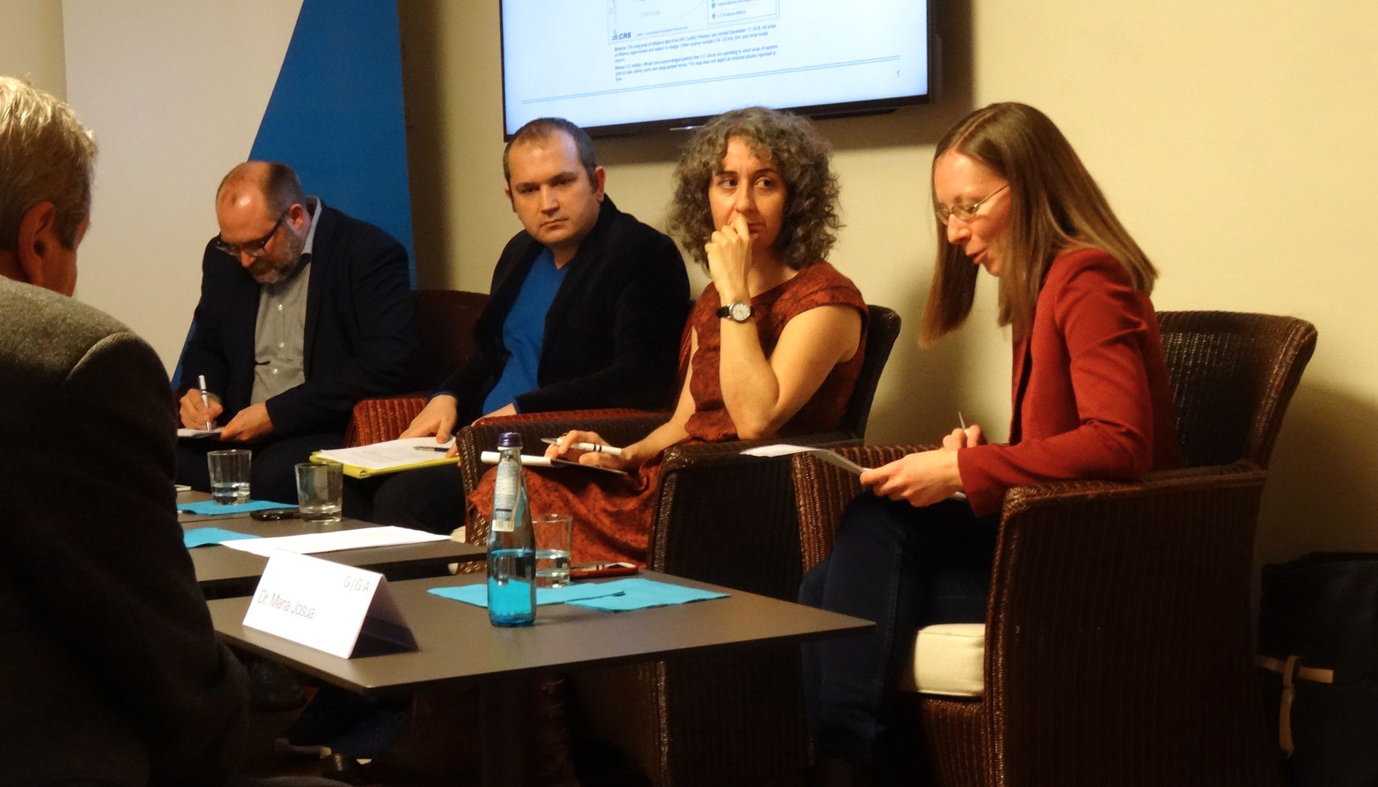 From left to right: Dr. André Bank, Dr. Hakkı Taş, Dr. T. Deniz Erkmen, Dr. Maria Josua