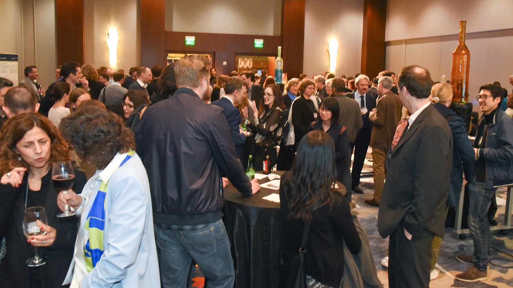 Leute auf dem Empfang