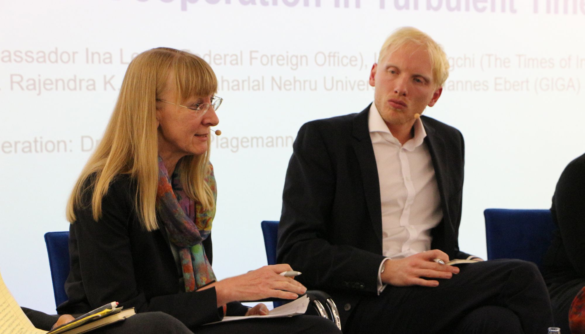 Ambassador Ina Lepel, Dr. Hannes Ebert 