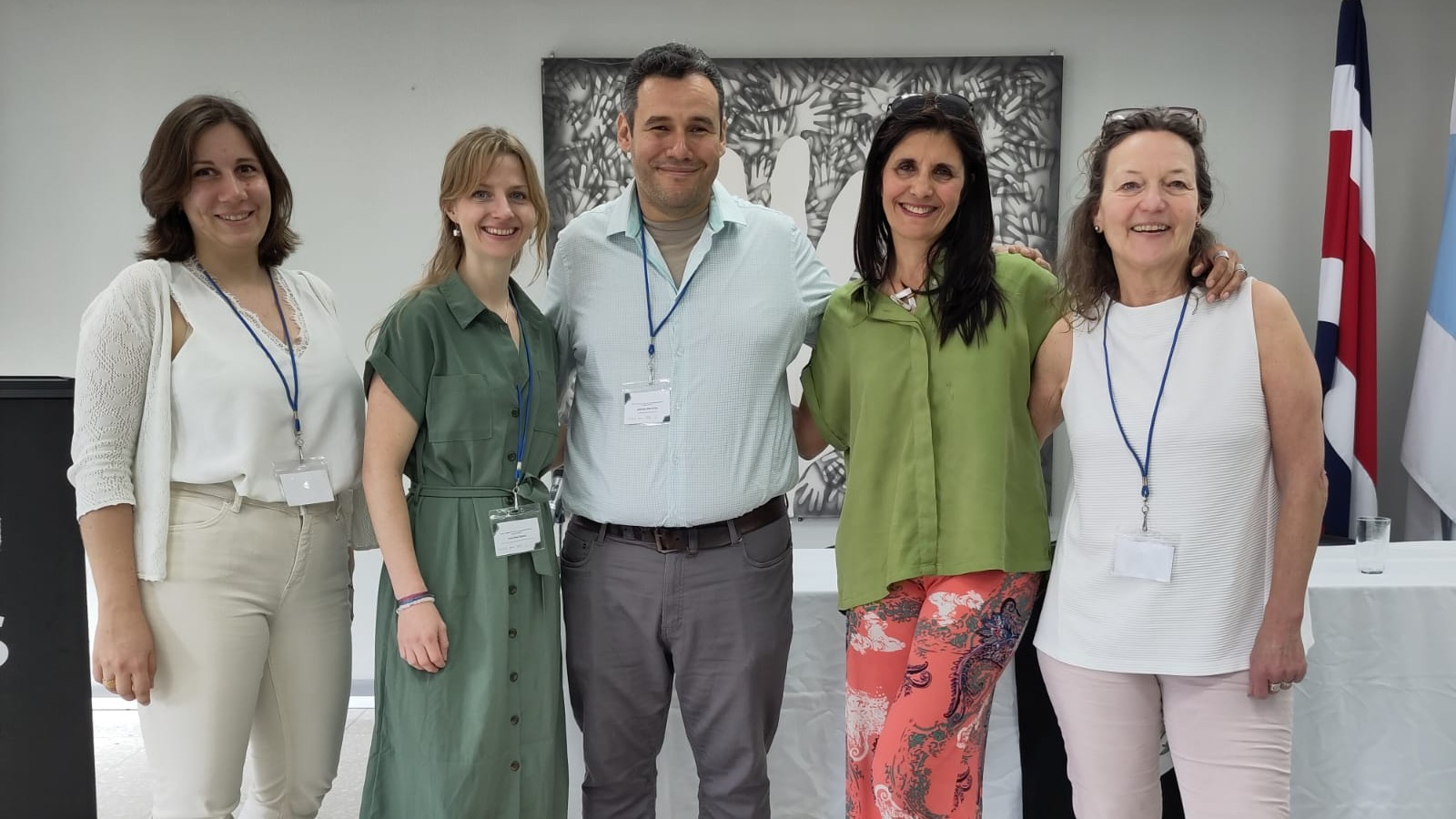 Group photo from the workshop in Costa Rica organised by Désirée Reder.