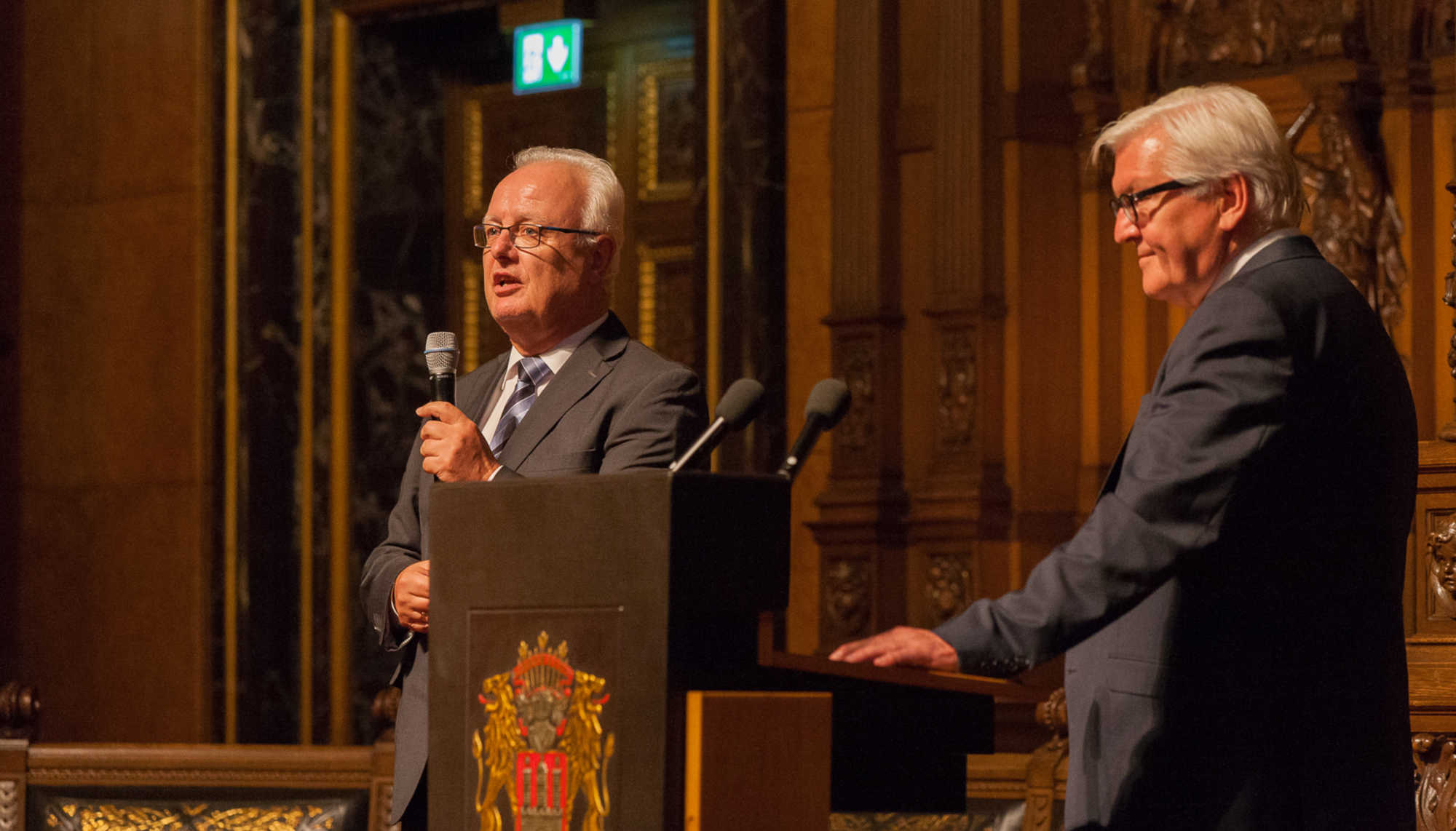 Following the lecture, Prof. Henner Fürtig, Director of the GIGA Institute for Middle East Studies, moderated a Q&A.