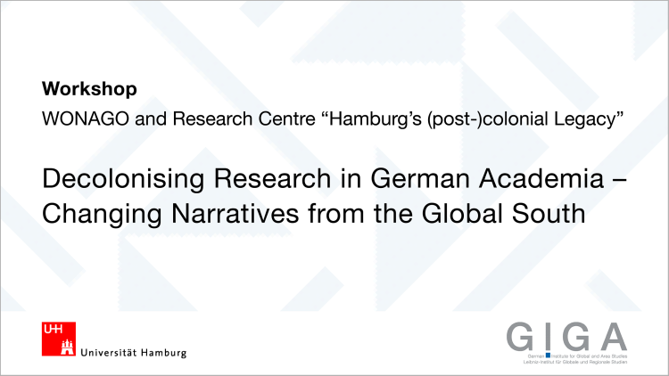 Decolonising Research in German Academia – Changing Narratives from the Global South