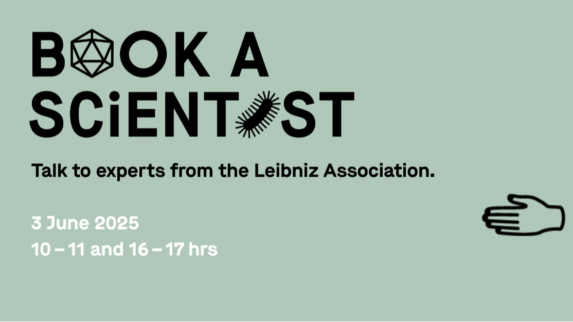 Book a Scientist – Your Questions to the Scientific Community