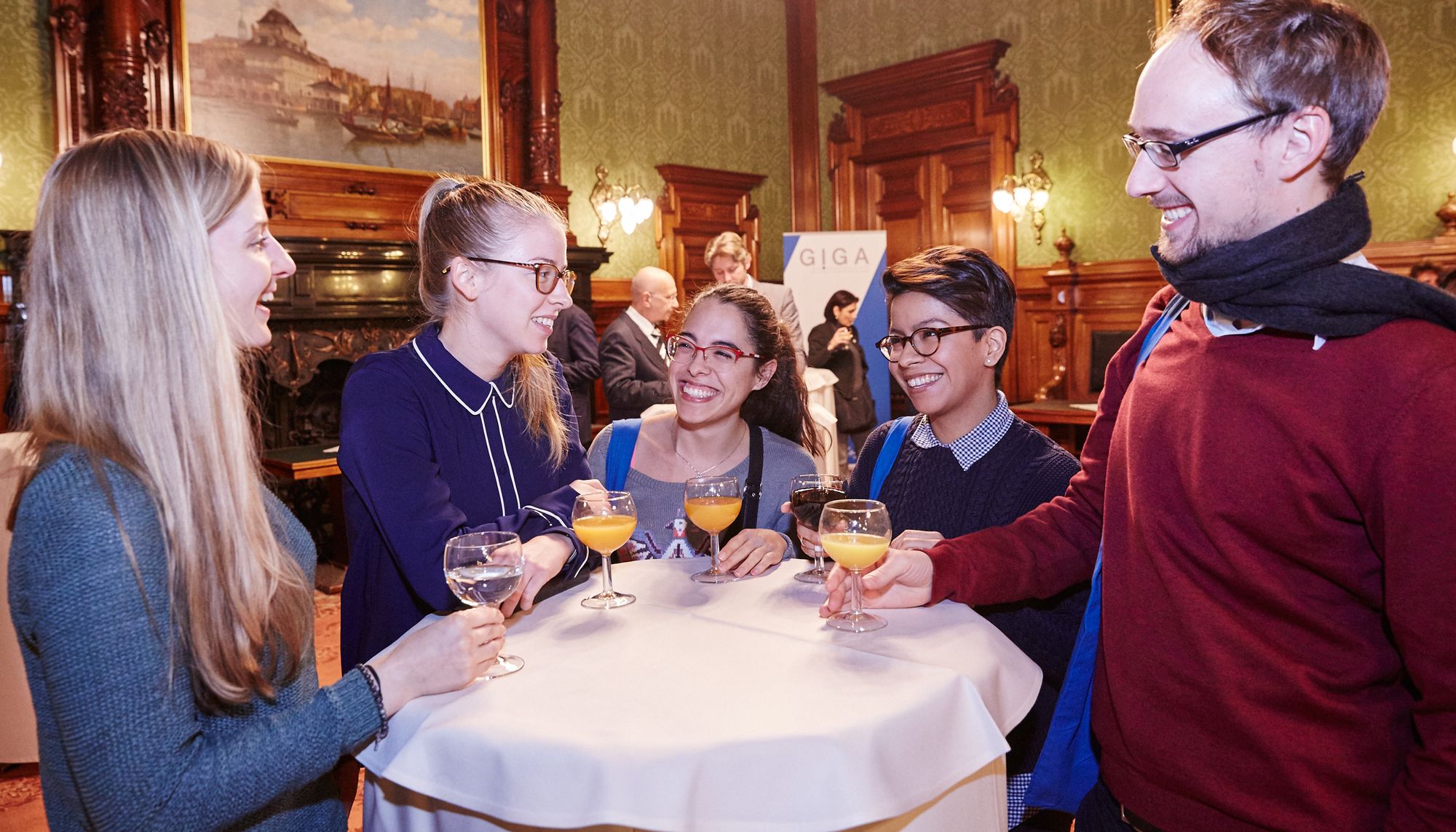 Foto einer Rezeption