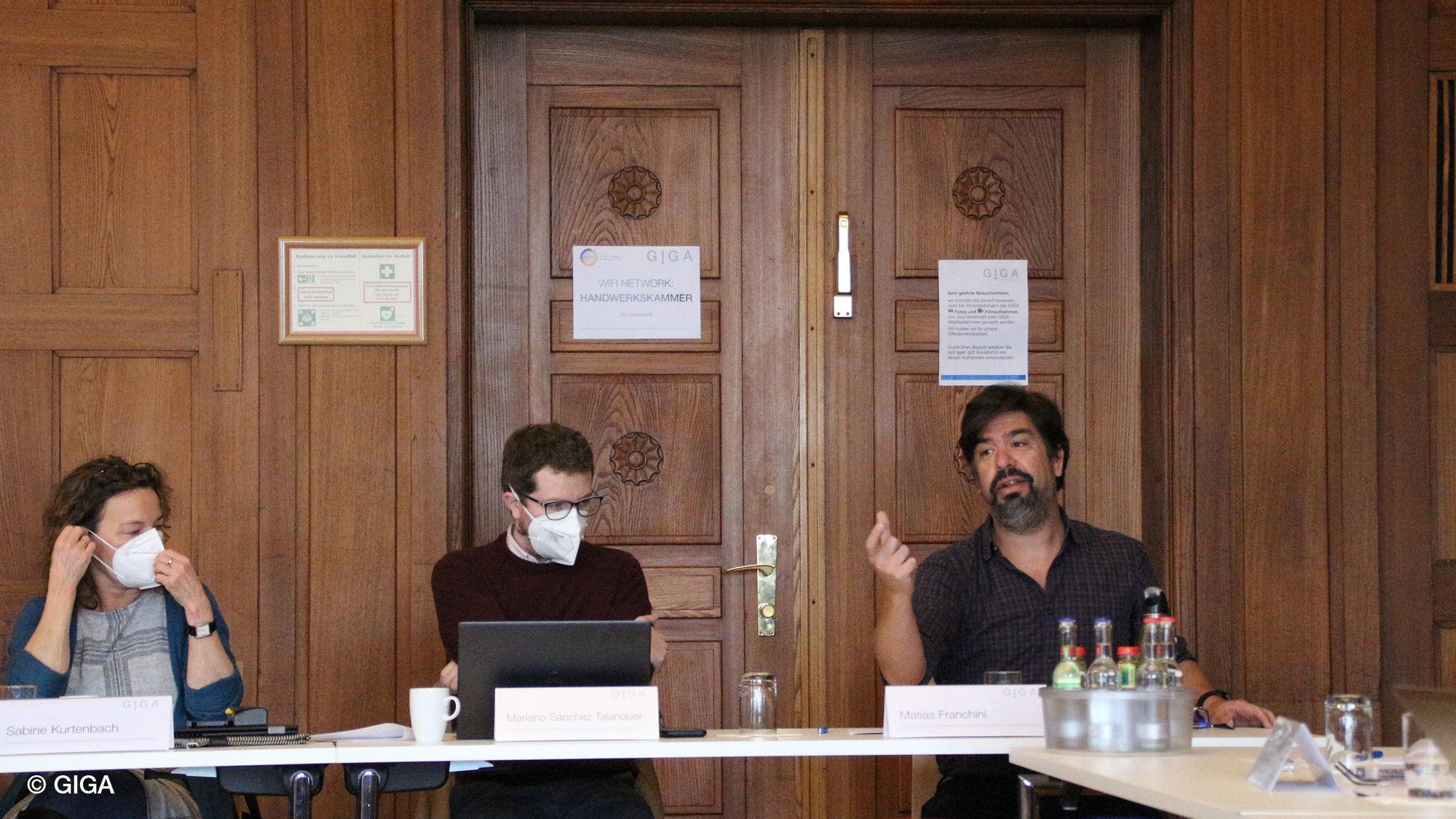 Picture of Sabine Kurtenbach, Mariano Sanchez and Matias Franchini