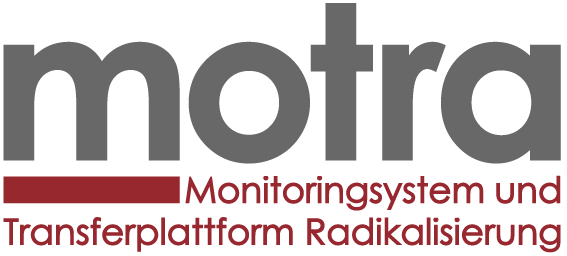 Logo des Forschungsprojekts "Monitoringsystem und Transferplattform Radikalisierung MOTRA"
