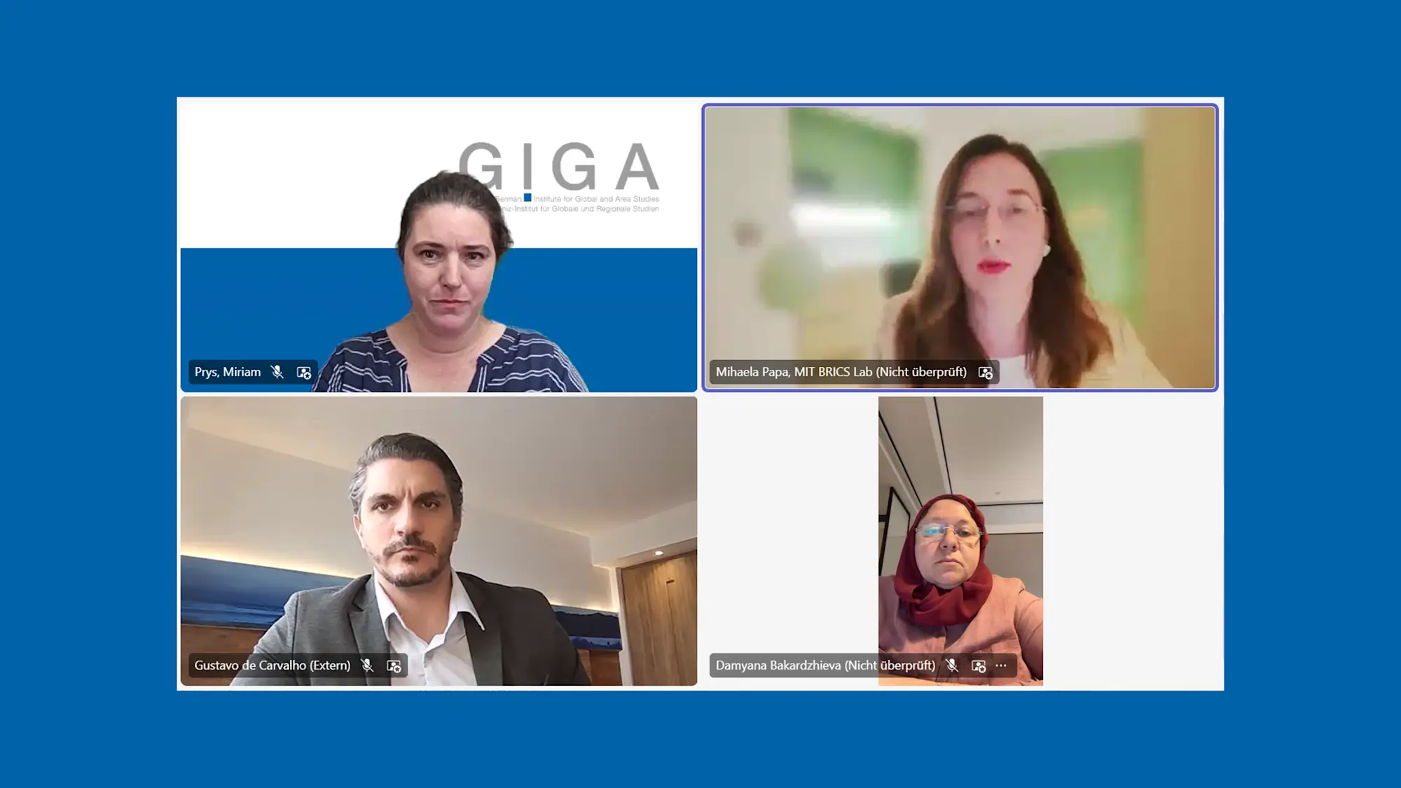 Video GIGA Forum BRICS, Juli 2025