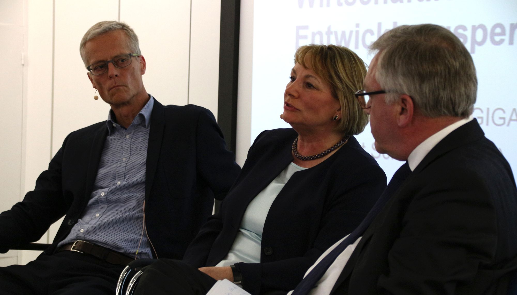 From left: Friedolin Strack, Dr. Margot Schüller, Matthias Naß