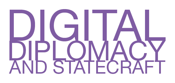 Logo des Forschungsprojekts "Digital Diplomacy and Statecraft"