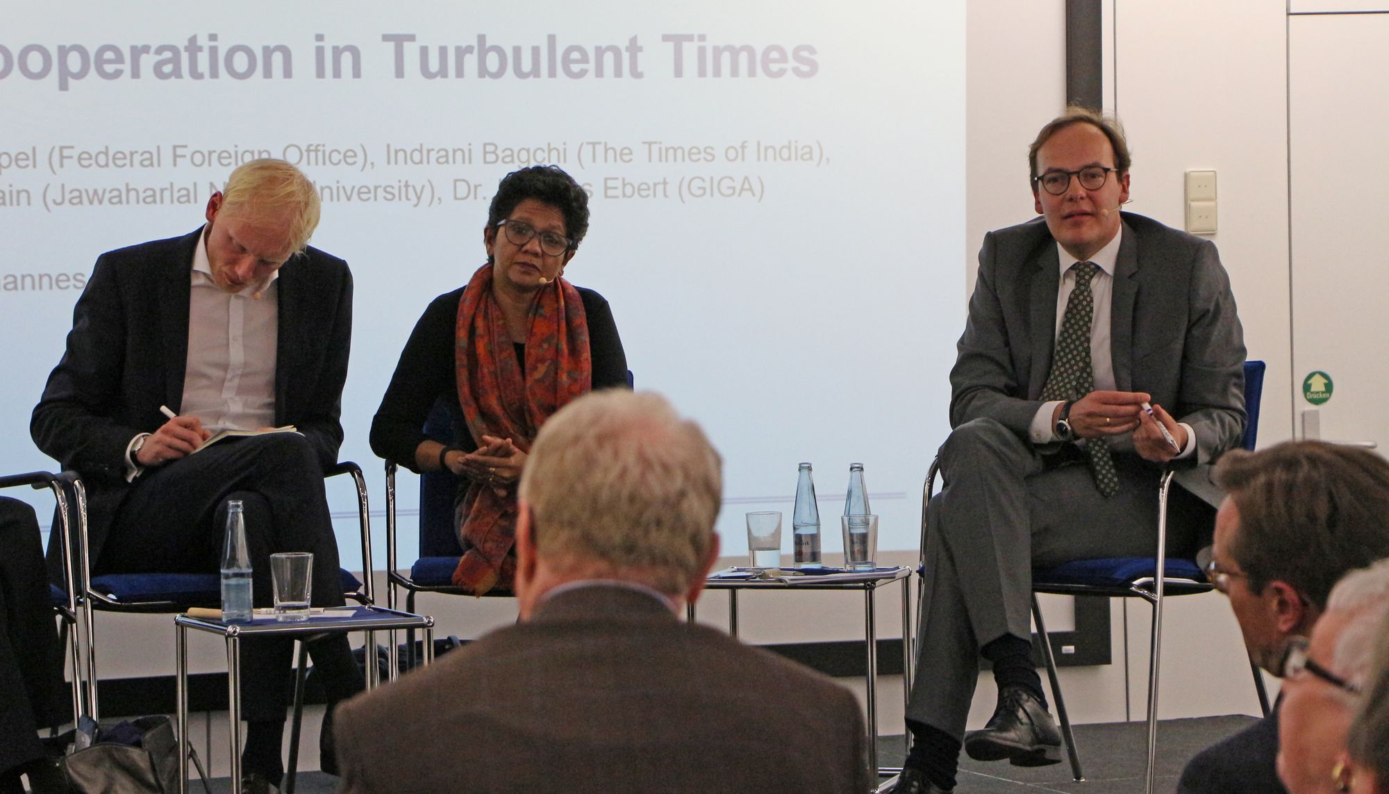 Dr. Hannes Ebert, Indrani Bagchi, Dr. Johannes Plagemann