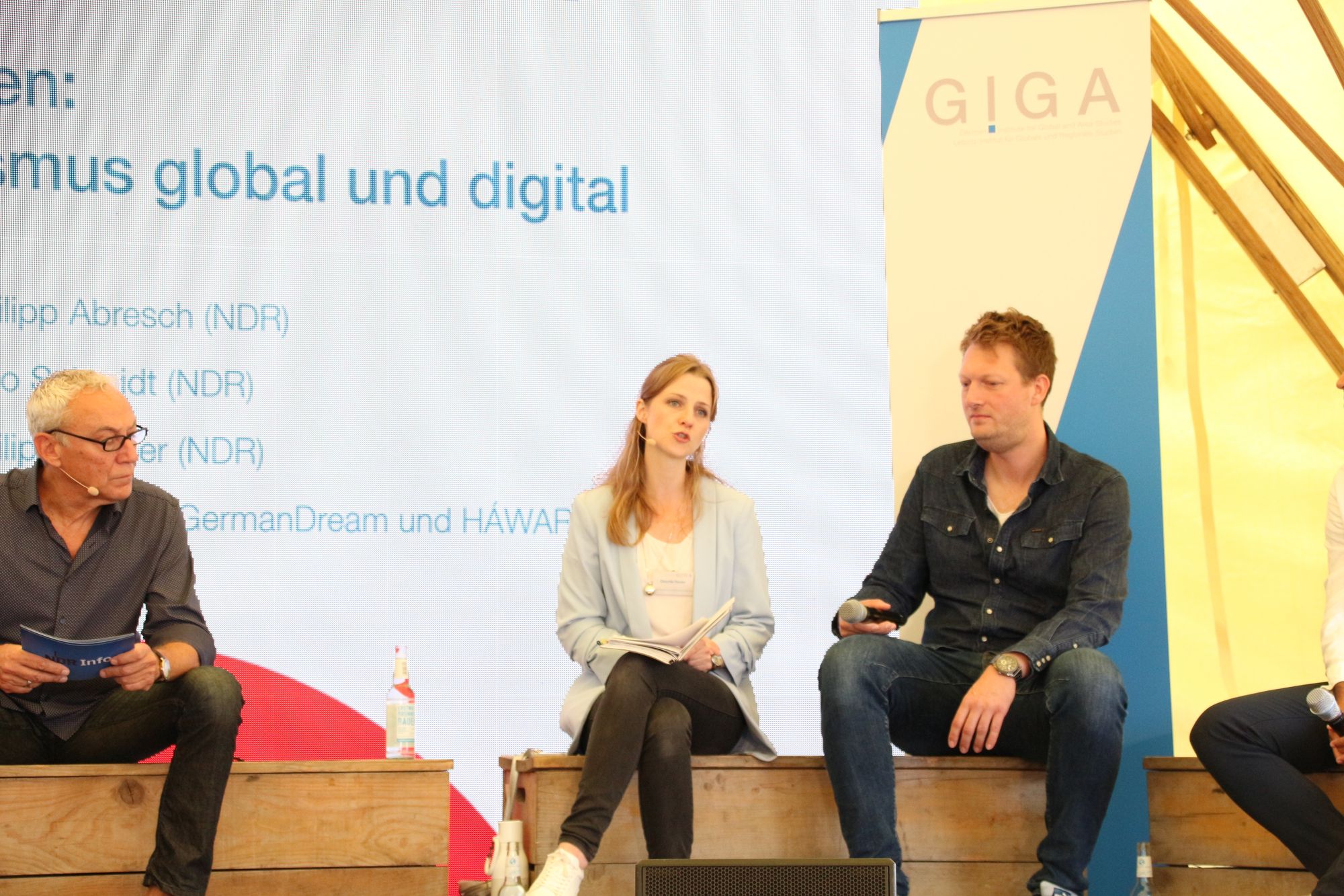 Panel discussion at the Festival on German Unity Day 2023 in Hamburg