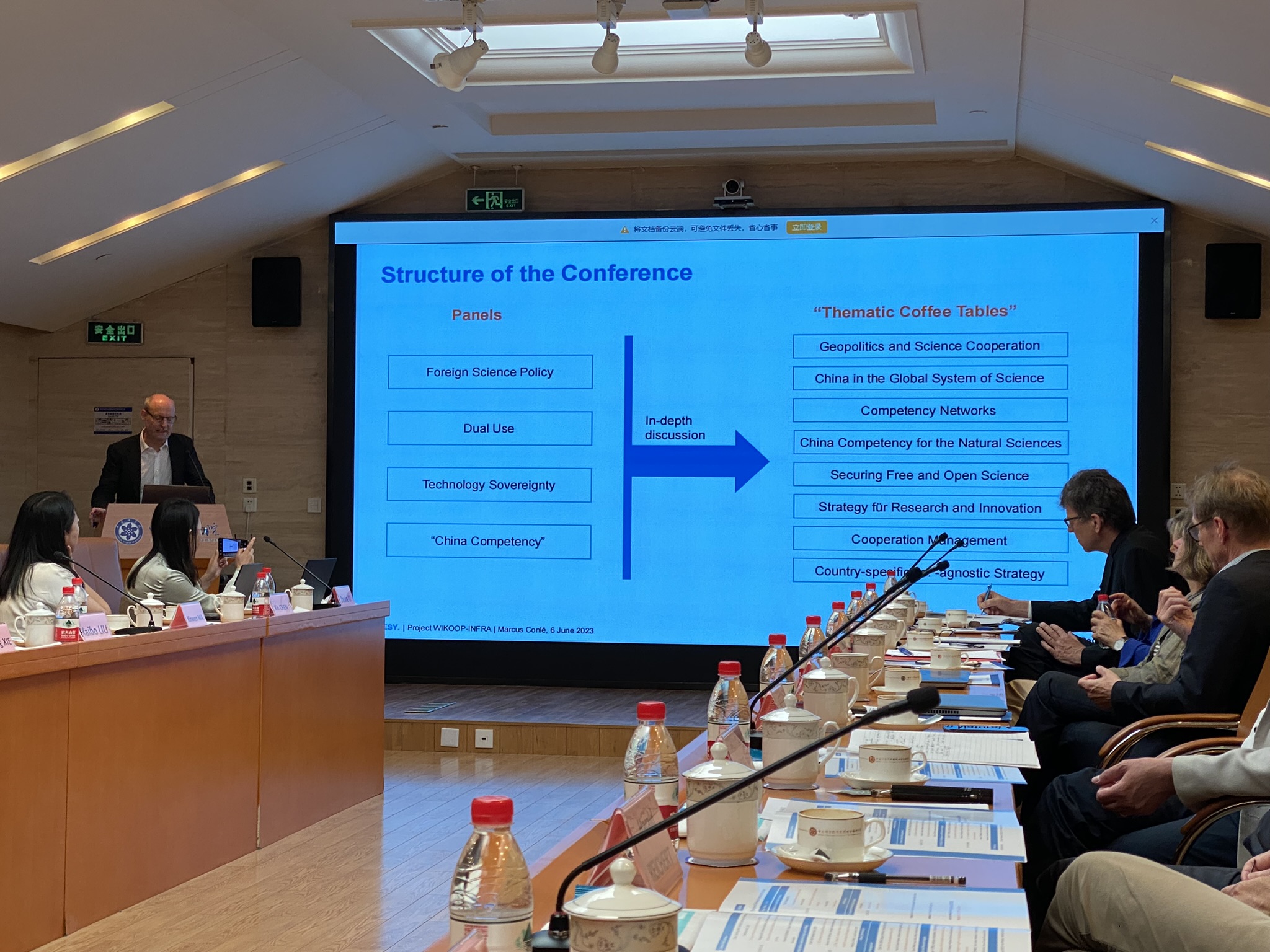 WIKOOP-INFRA-Konferenz in Peking.