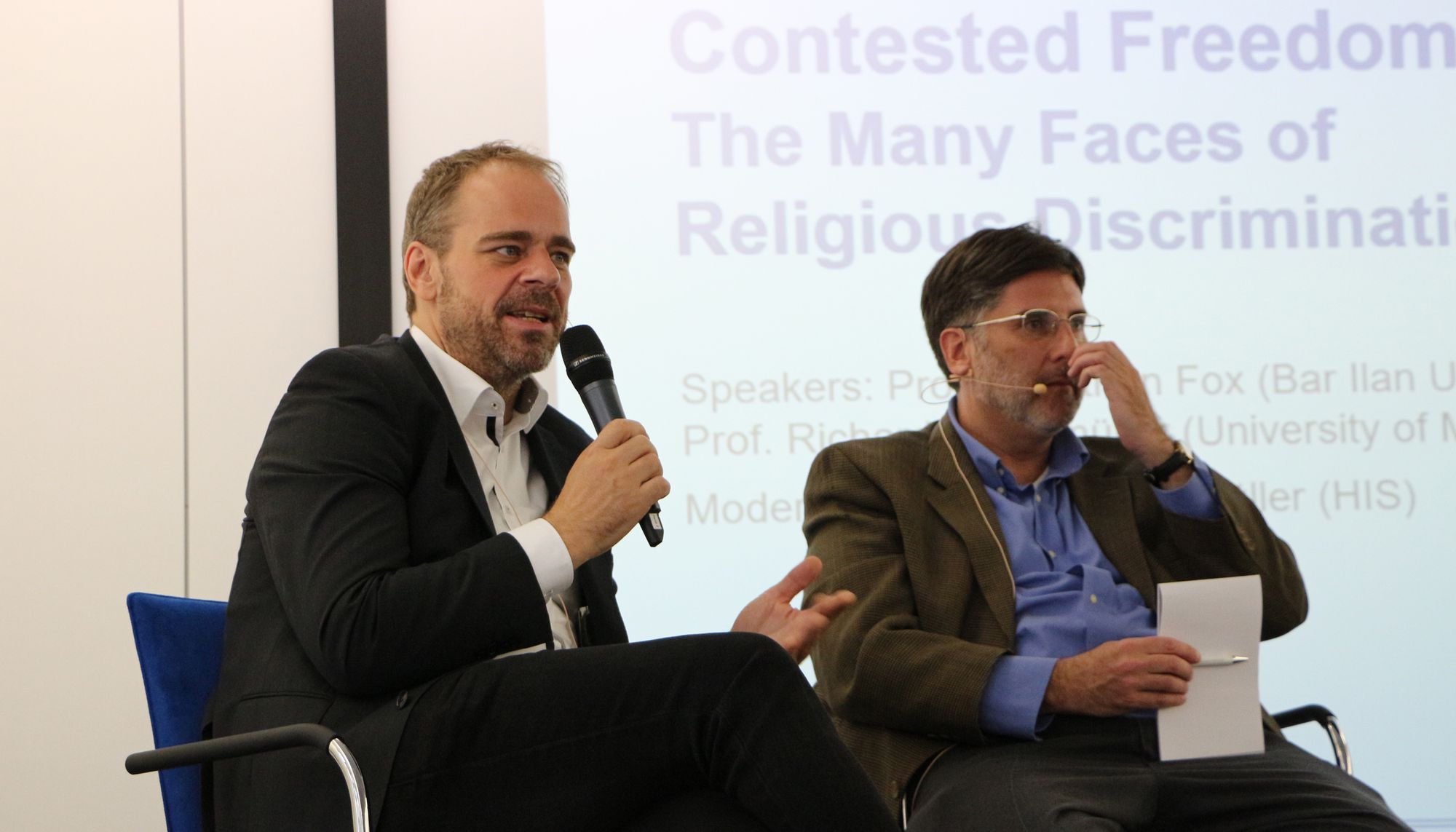 Prof. Matthias Basedau and Prof. Jonathan Fox