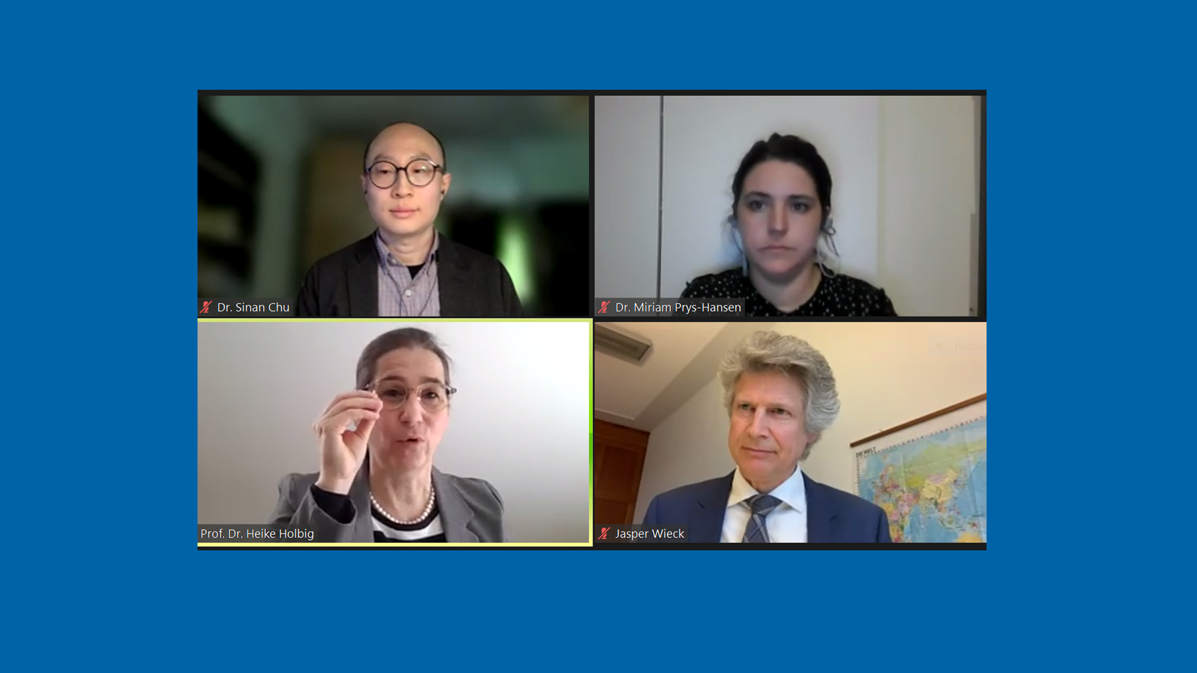 Panelists of the GIGA Talk/Forum How China Is Reshaping Global Economic Governance