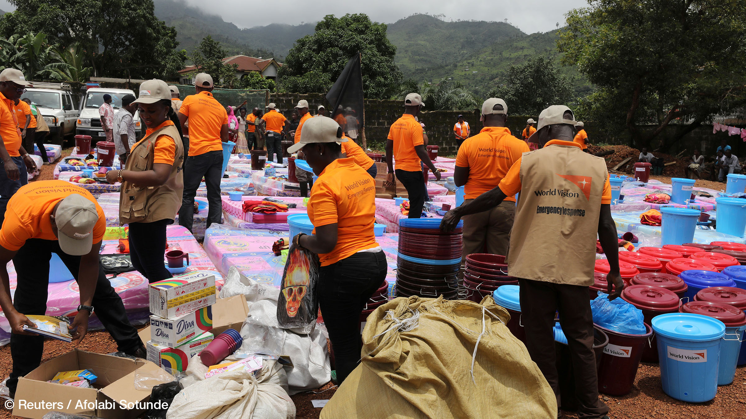 Freetown WorldVision flood
