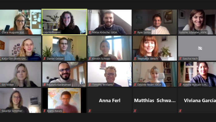 Screenshot of workshop "Considering Ethics and Safety in Field Research in the Global South"