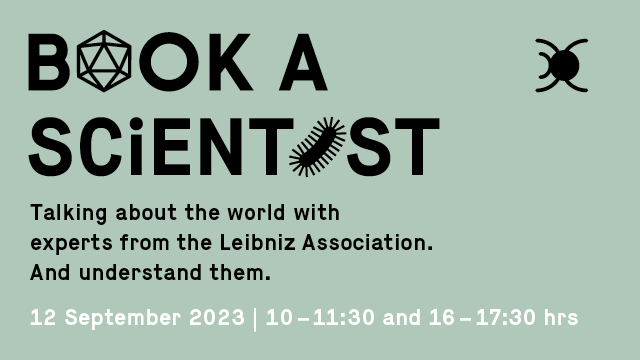 Book a Scientist – In Dialogue with Experts