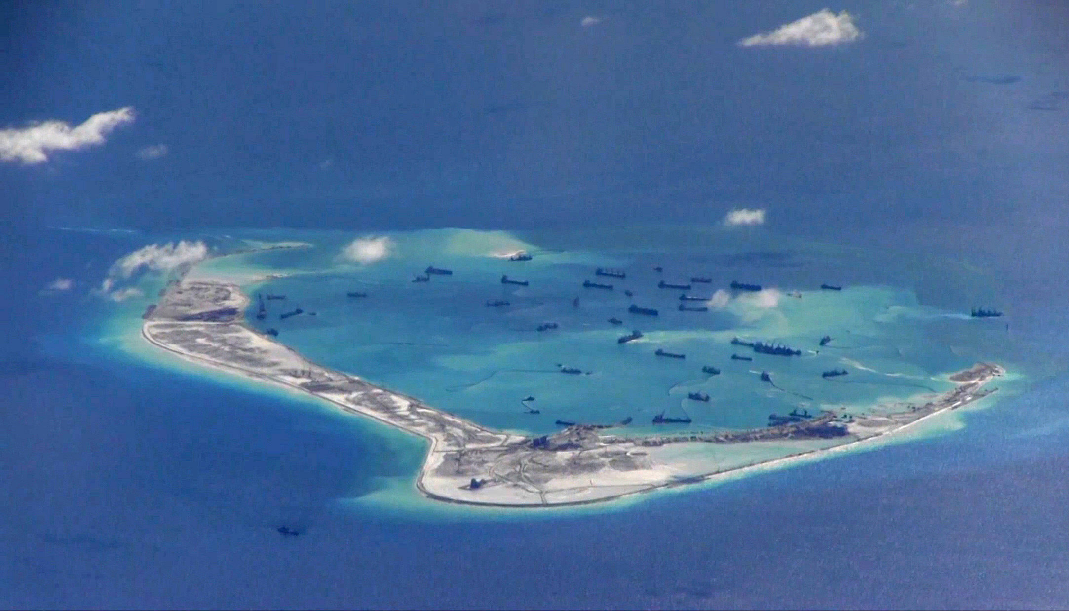 Spratly Island at the South China Sea