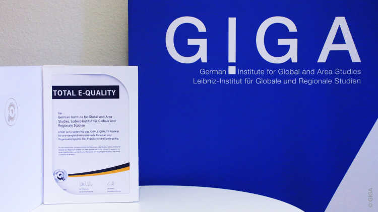 The GIGA Once Again Receives the TOTAL -E-QUALITY Award for Equal Opportunities