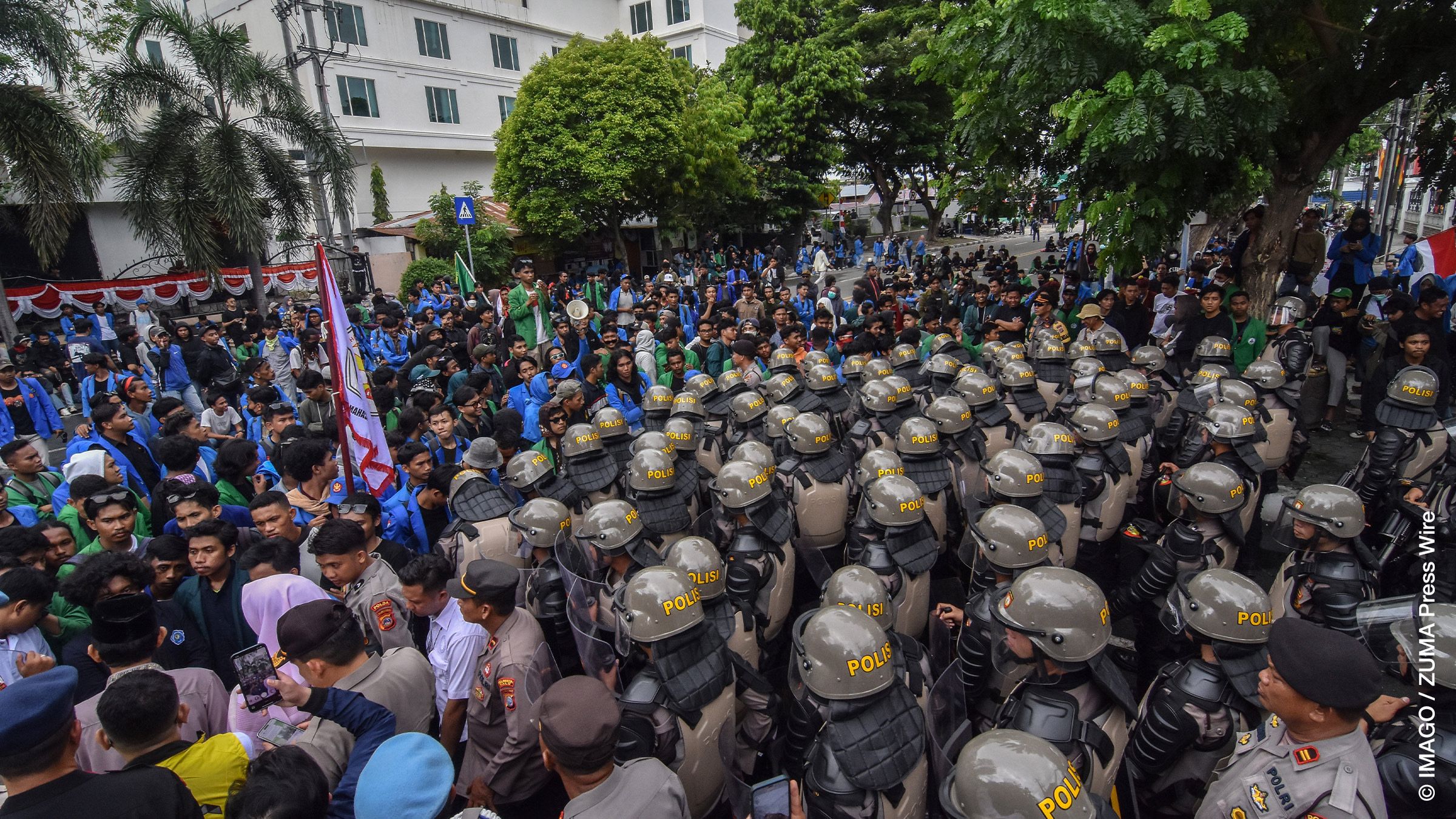 Massenproteste in Indonesien wegen Wahlrecht