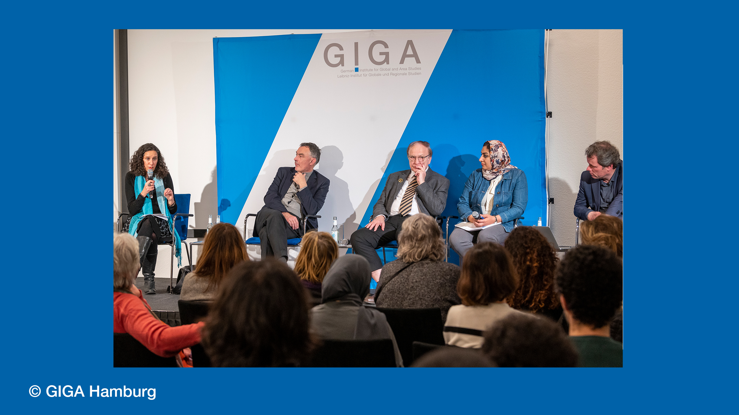 Picture of Speakers at the event.