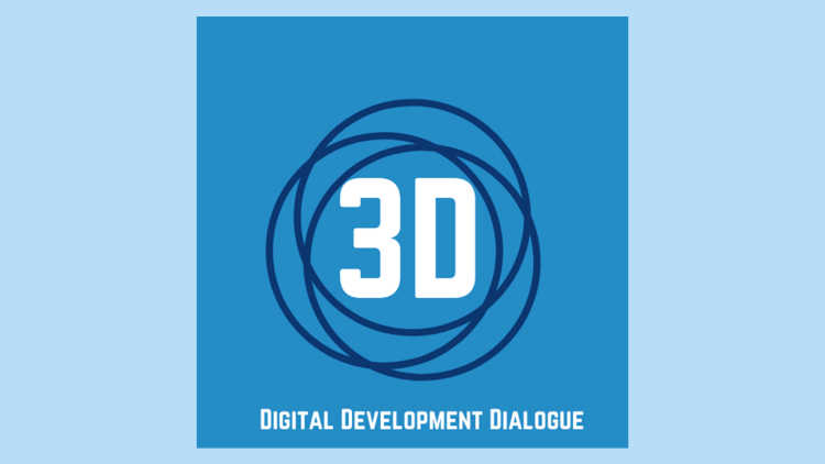 Bild with Logo of the Digital Development Dialogue (3D) 2021.